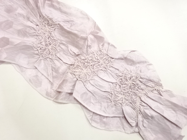 正絹　絞り　帯揚げ